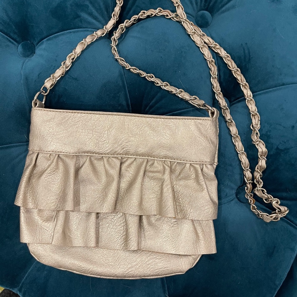 NWT Le Château Ruffle Purse